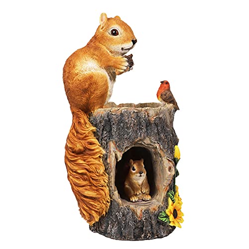 Squirrel Garden Art Yard Fence Topper Tree Art Outdoor Steel Metal Sculpture Squirrel Garden Art Yard Fence Topper Tree Art Outdoor Steel Metal Sculpture